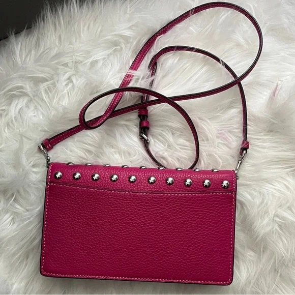 Coach CM851 Anna Foldover Crossbody with Rivets - Picture 6 of 7